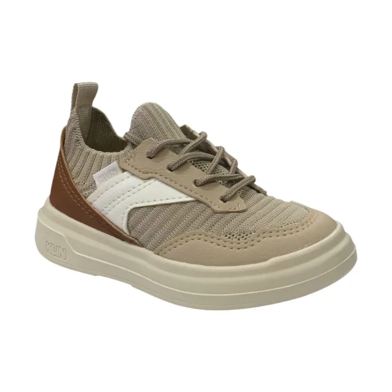 Tênis Casual Infantil Klin Capri Mini Palha/Caramelo 355015 23 / Bege