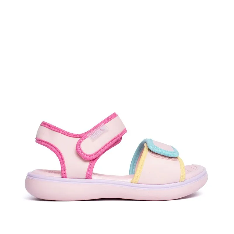 Sandália Infantil Klin Papete Design Anatômico Rosa Claro - 32