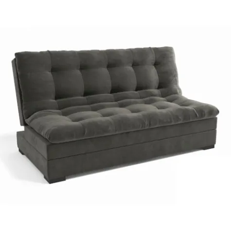 Sofá Cama Celta Veludo Chumbo A035 - Kappesberg