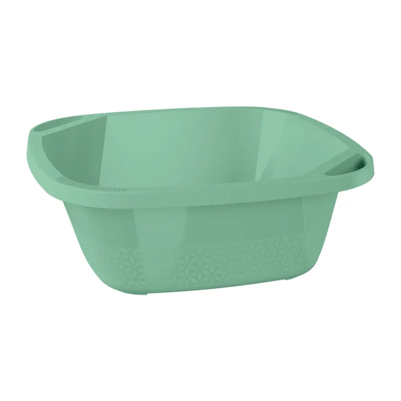 Bacia Uz Plástico Verde Quadrada 8,5L