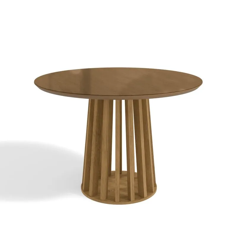Mesa de Jantar Luxo 4 Lugares 100x100 cm Kappesberg FRV9 Freijó Freijó
