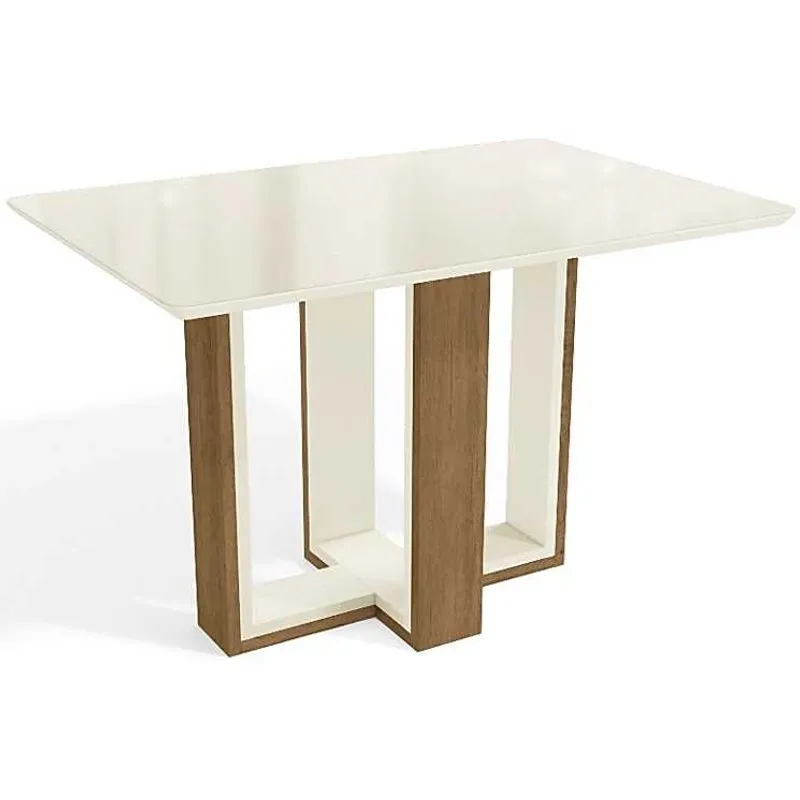 Mesa De Jantar 120x80 Feijo E Off White - Kappesberg