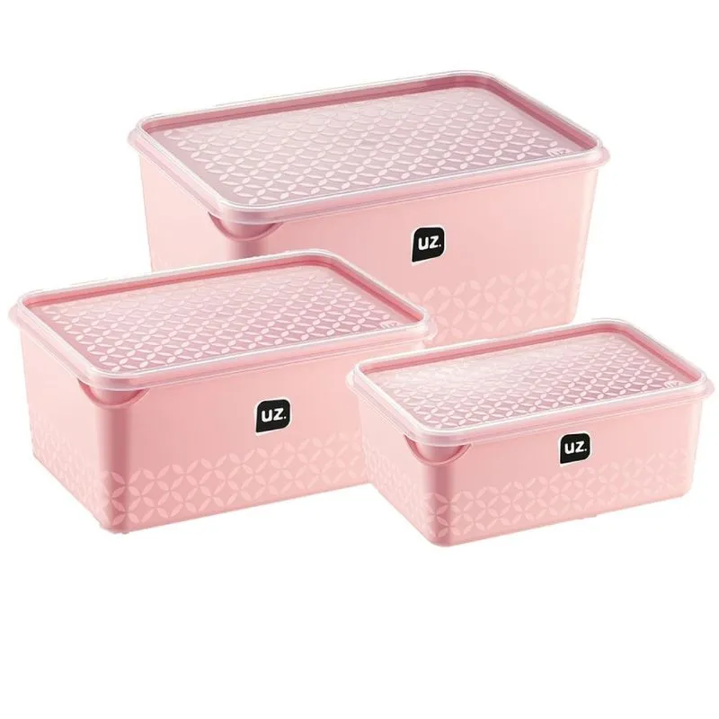 Kit Multiuso 3 peças UZ1910 Rosa