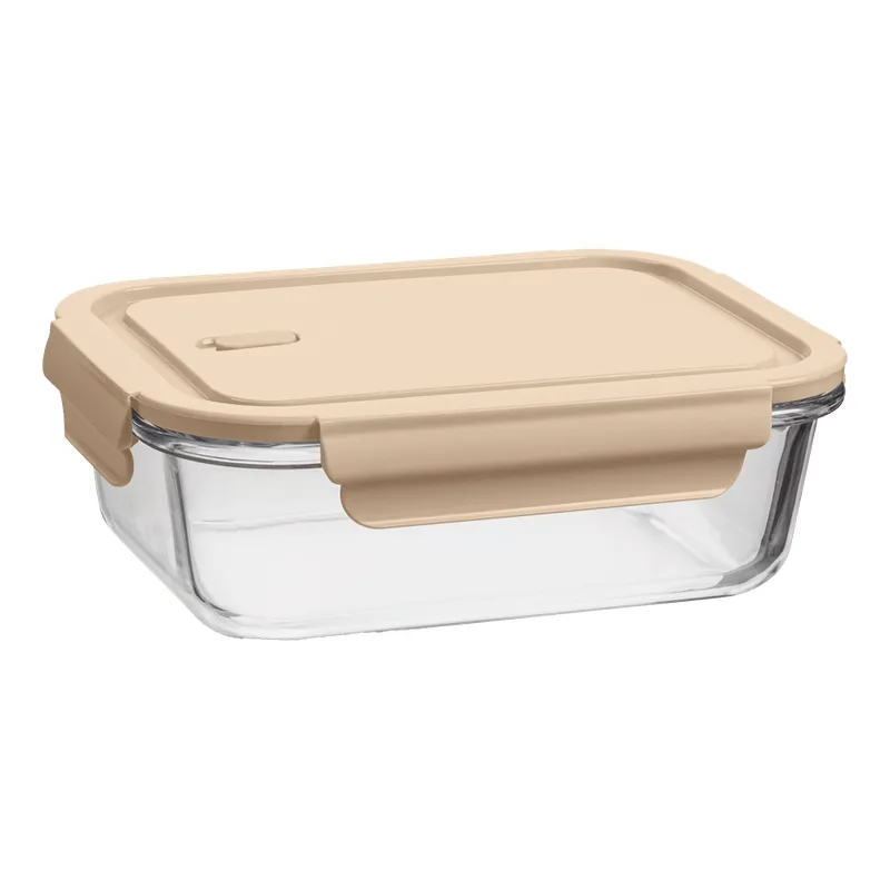 Pote Uz Vidro Borossilicato Cappuccino com Tampa 680ml Un