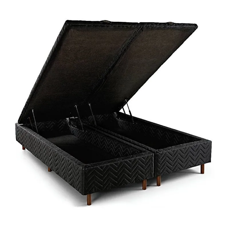 Box Baú BAU014 Kappesberg 158x198 Preto