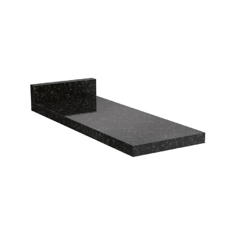 Tampo para Balcão B646 20 cm Kappesberg Preto Semi Brilho