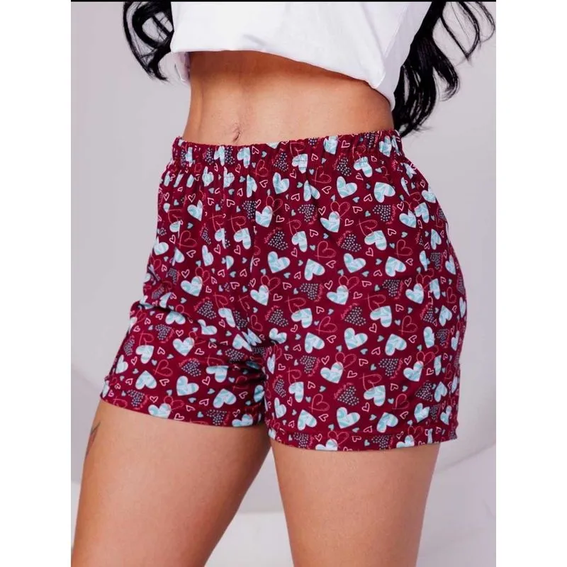Kit com 3 Shorts feminino fresquinho confortável (plus size