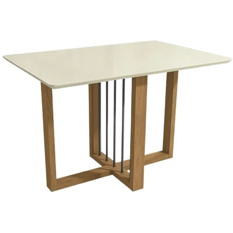 Mesa De Jantar 170x90cm Ba53-Cn Ta52-Owv8 Canela - Kappesberg