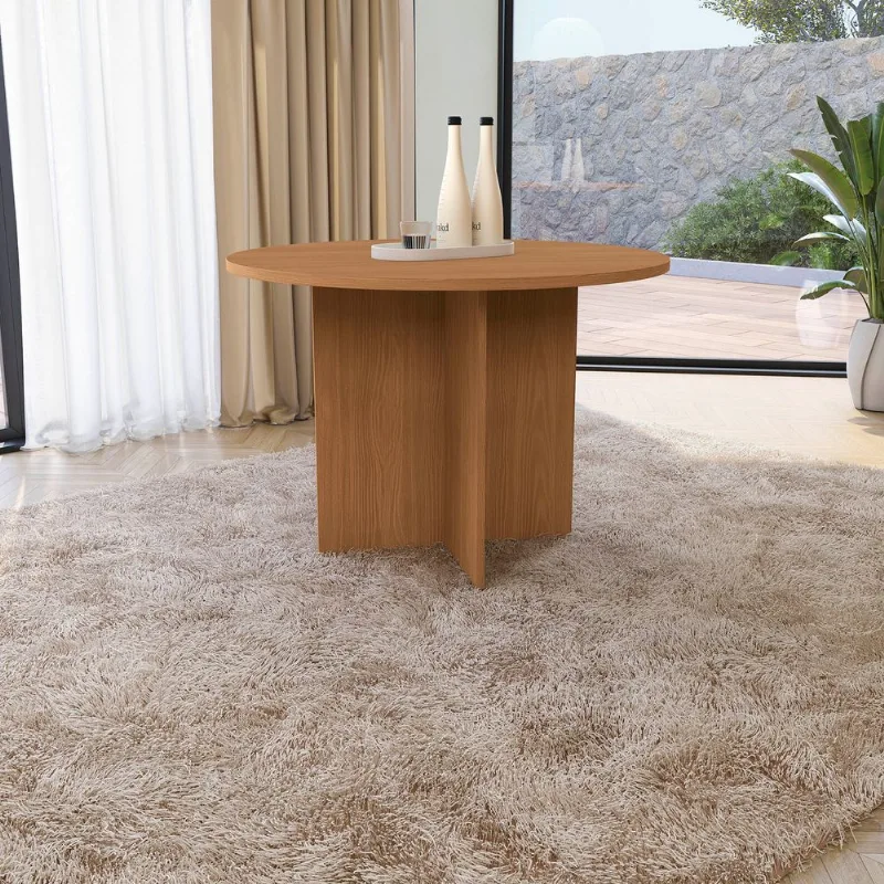 Mesa Redonda Nira 100% MDP Kappesberg Canela 108cm