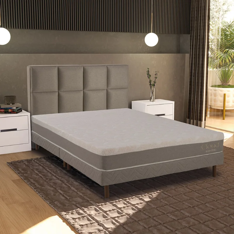 Colchão a Vácuo 100% Espuma Kappesberg Cloud Casal D28 138X188