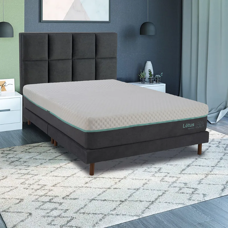 Colchão a Vácuo com Capa Lavável Kappesberg Lótus Casal D33 138x188