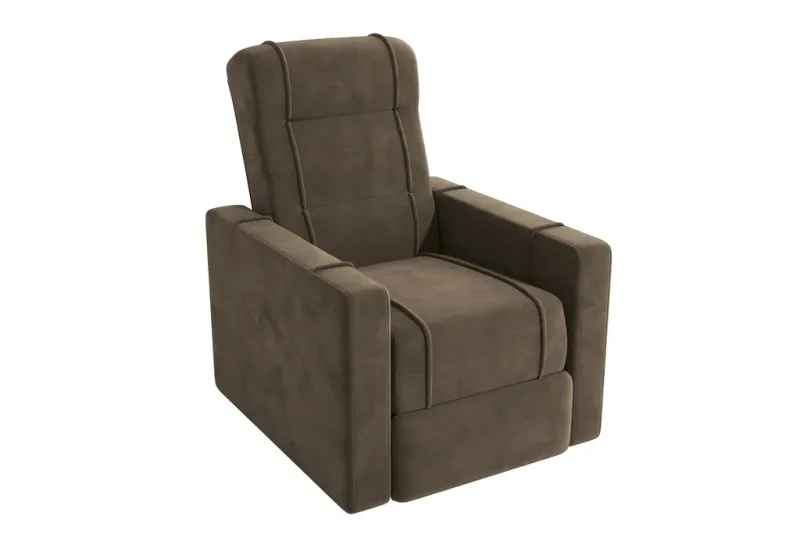 Poltrona Essence New Tecido POL030N-A033E Veludo Deluxe Marrom - Kappesberg