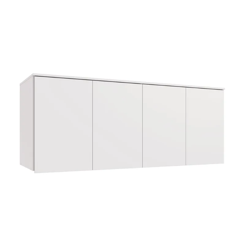 Armário Aéreo 4 Portas Kappesberg Adapt Branco 175cm - Kappesberg