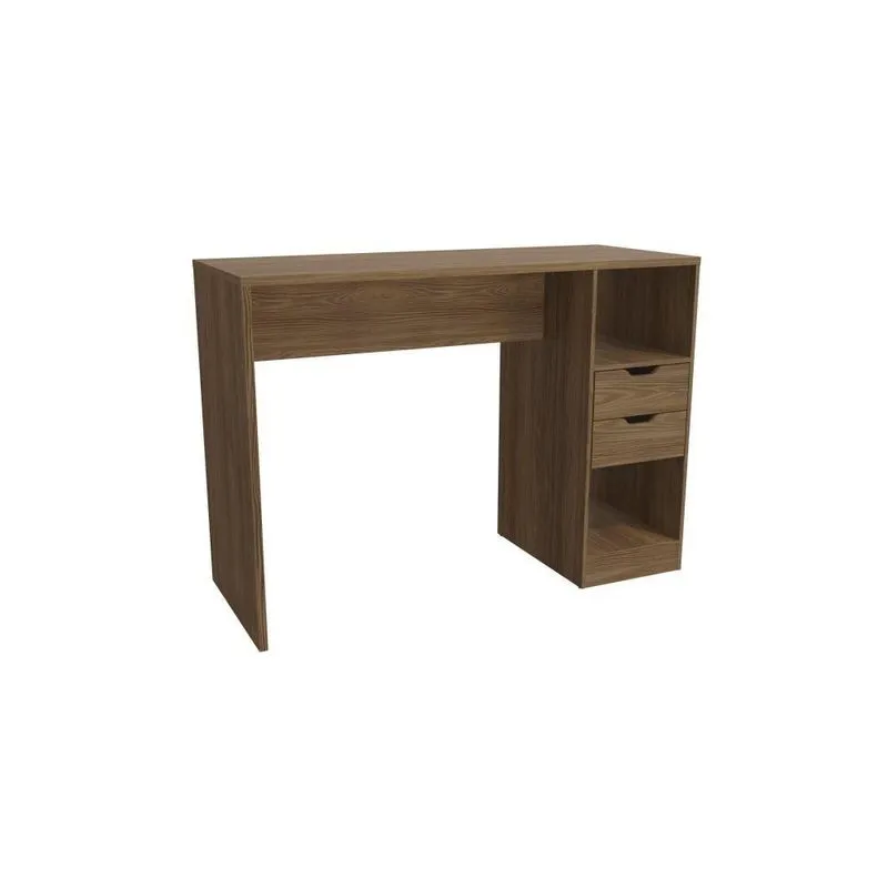 Bancada Celeste Kappesberg 100% Mdf 2 Gavetas Nogueira 150cm