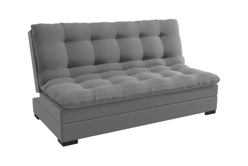 Sofá Cama Celta Veludo Deluxe Titânio A050 - Kappesberg