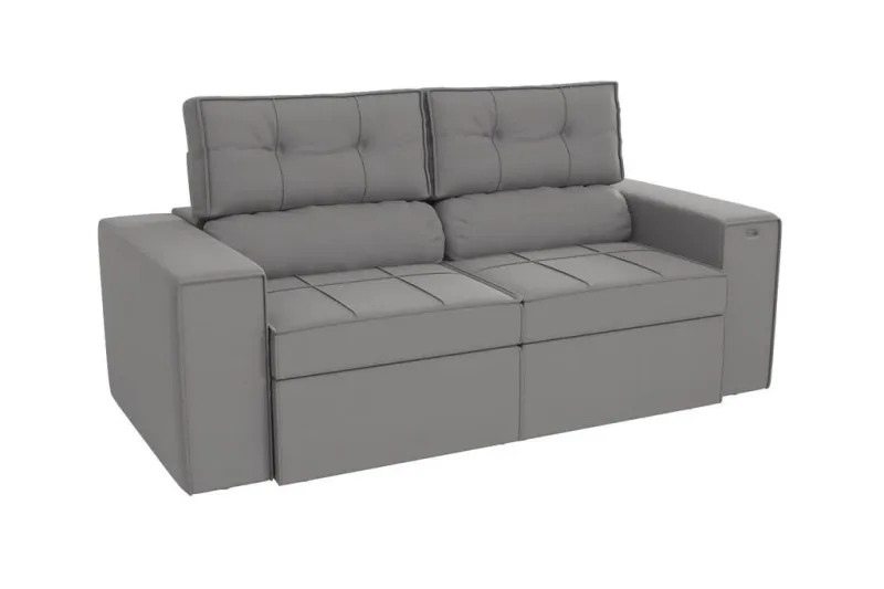 Estofado Lion Veludo Deluxe Titânio A050 - Kappesberg