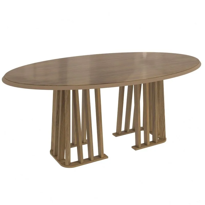 Mesa De Jantar Kappesberg Madeira Nogueira BA50-NG/TA61-NGV10
