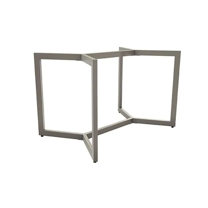 Base Mesa De Jantar Laguna M083 Aço S/tampo Nickel - Kappesberg