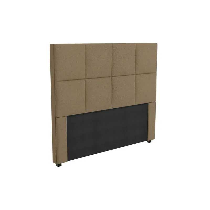 Cabeceira Cama Box Estofada Casal CAB011 - Boucle Bege - Kappesberg