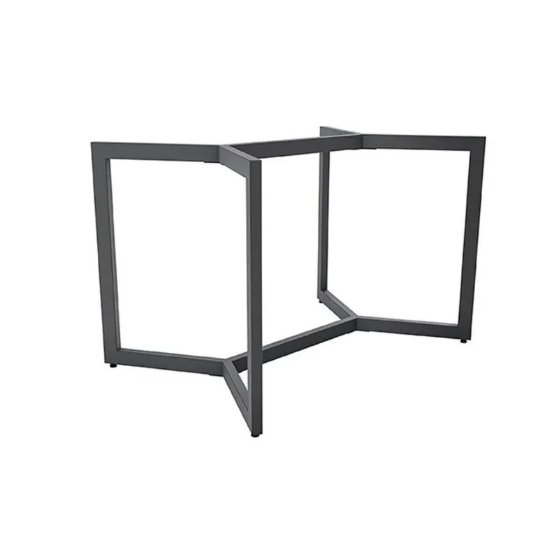Base Mesa De Jantar Laguna M083 Aço S/tampo Preto Fosco - Kappesberg
