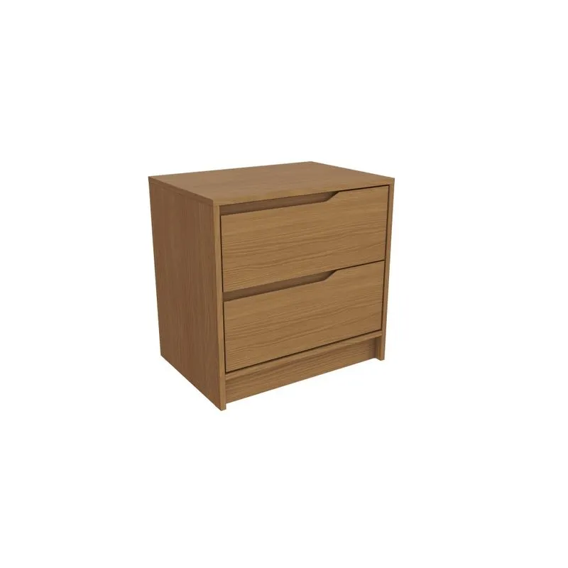 Mesa de Cabeceira 2 Gavetas R261-CN Kappesberg Canela