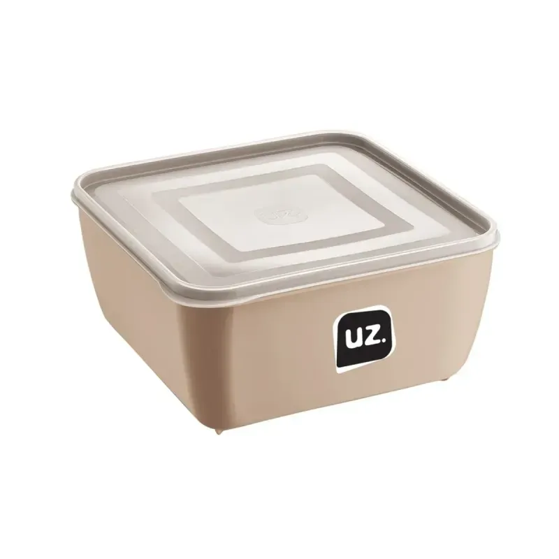 Multiuso Uz Retangular Plástico Capuccino 500ml