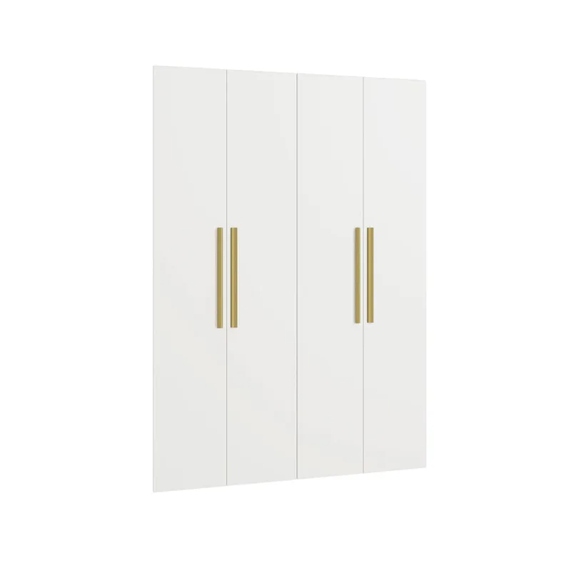 Conjunto 4 Portas de Bater Kappesberg Adapt Branco 218cm x 39cm