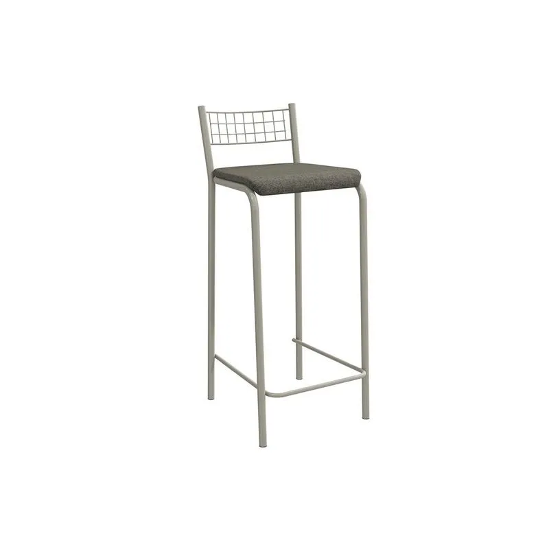 Banqueta Sala de Jantar Gênova 1B705NK Aço 1 Un Niquel/Linho Escuro - Kappesberg