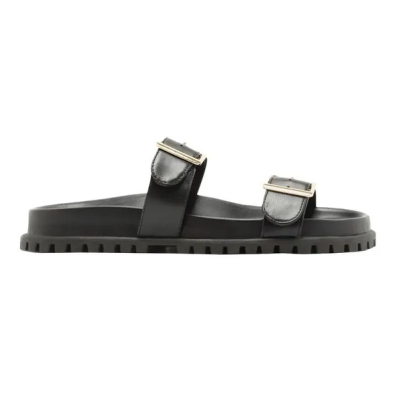 Sandália Arezzo Rasteira Papete Flat Form 34 / Preto