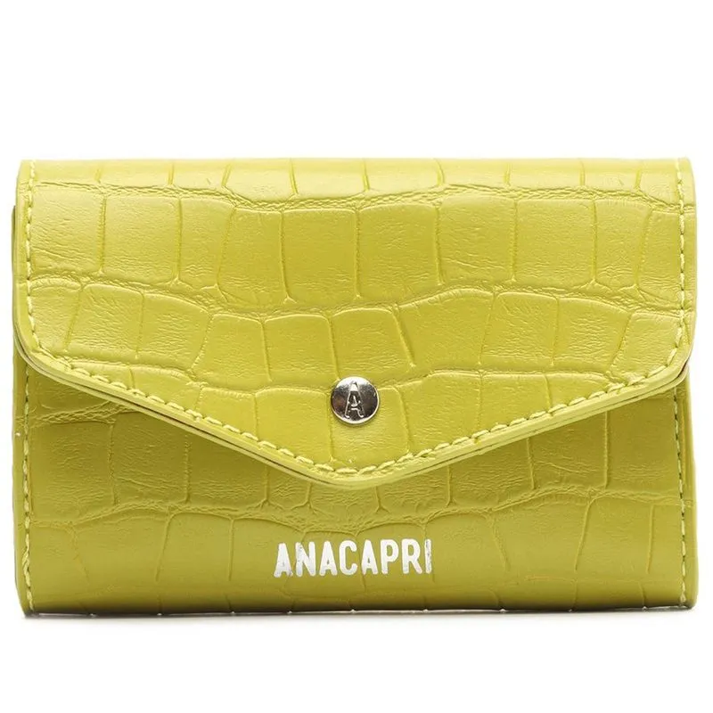 Carteira Verde Croco Nina Pequena C 46018 0061 0010 Anacapri