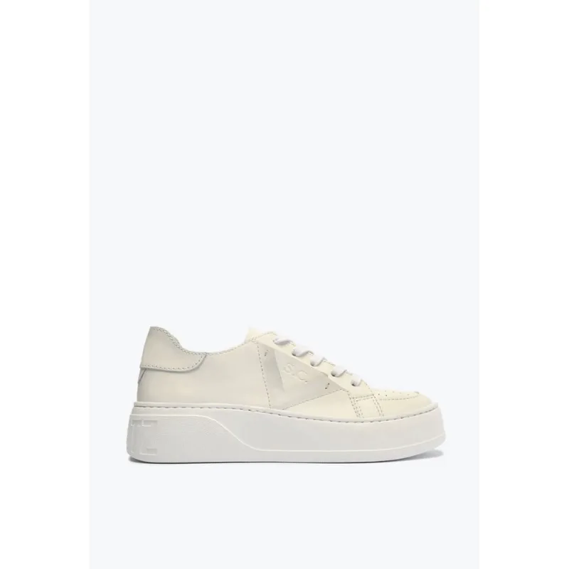 Tênis Triangle Couro Branco Personalizável S 21445 0013 0001 Schutz