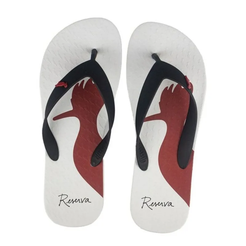 Chinelo Reserva Trancoso 39/40 / Preto/Branco