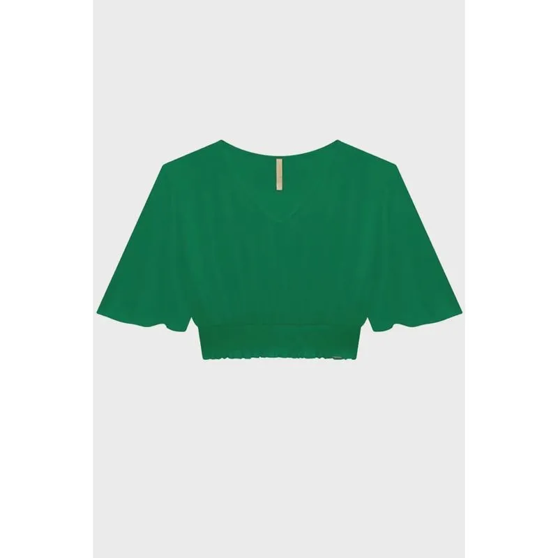 Blusa Lunender Malha Verde