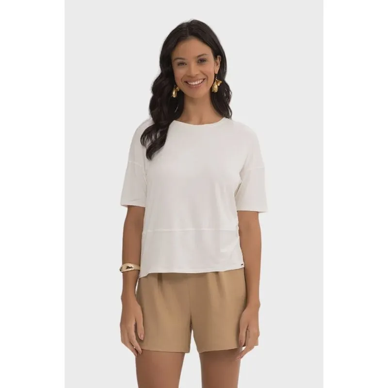 Blusa Lunender Malha Viscose Branco