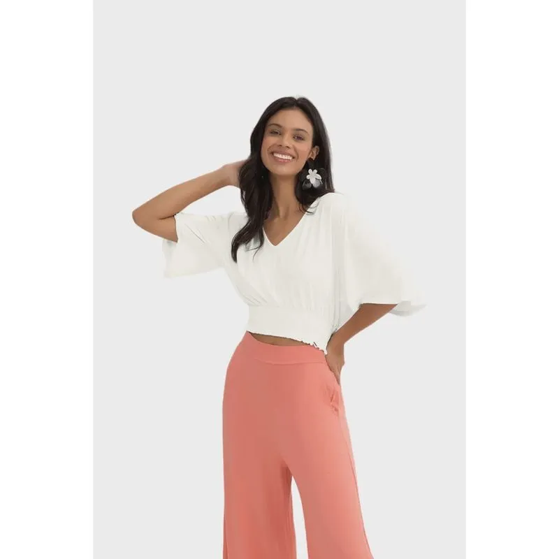 Blusa Lunender Malha Branco