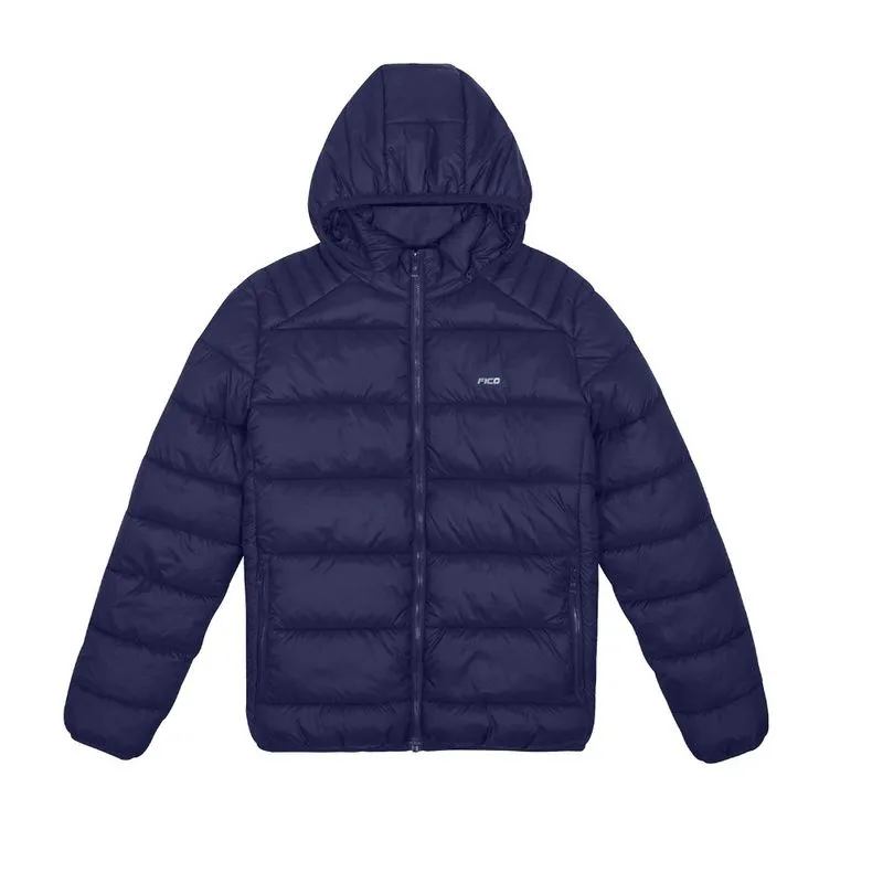 Jaqueta Menino Puffer Nylon com Capuz Fico