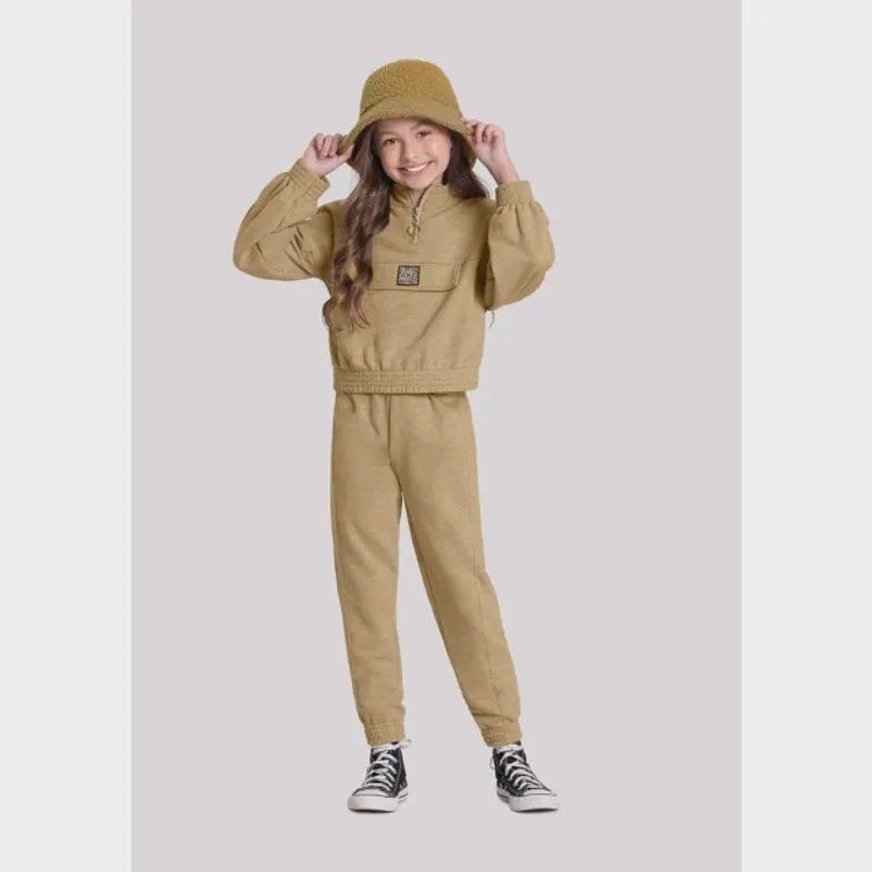 Conjunto Moletom Infantil Menina Alakazoo