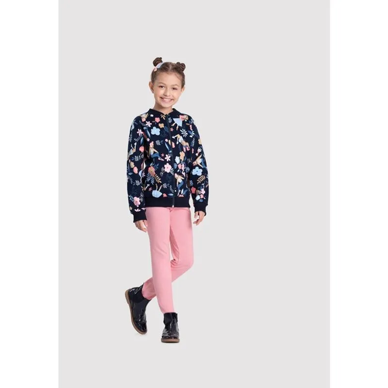 Conjunto Moletom Infantil Menina Alakazoo