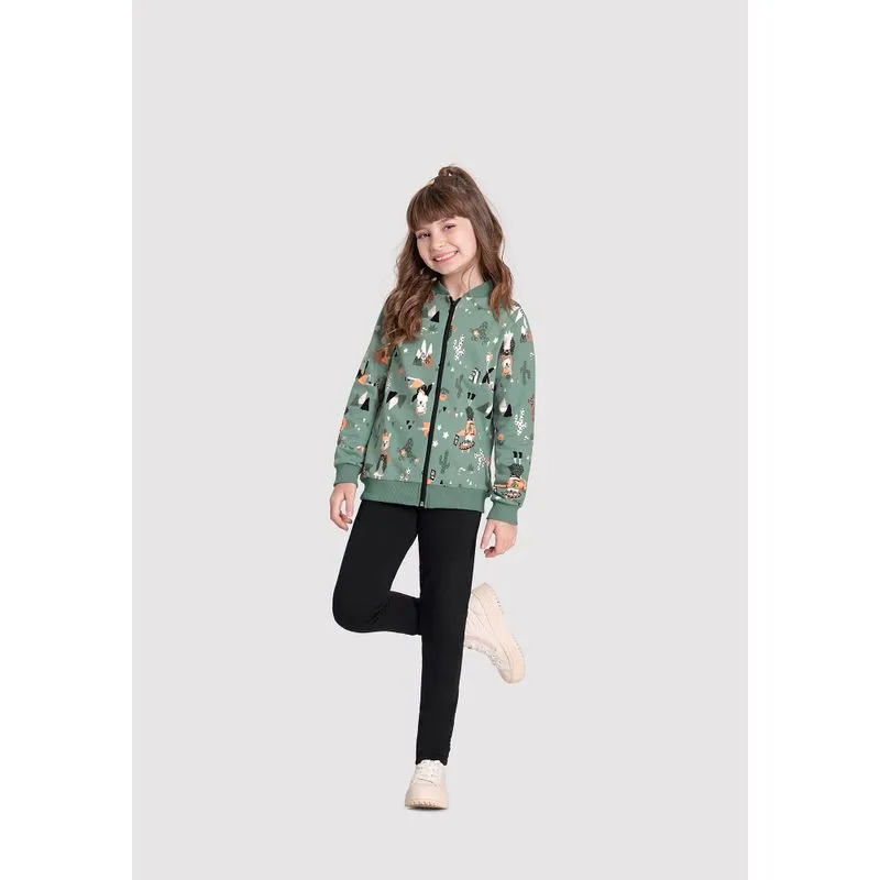 Conjunto Moletom Infantil Menina Alakazoo