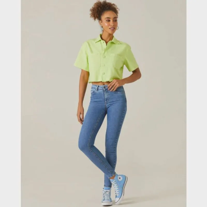 Calça Jeans Feminina Skinny Malwee
