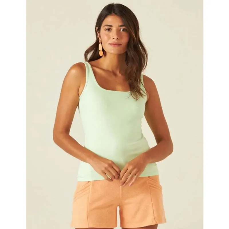 Blusa Regata Básica Meia Malha Feminina Malwee