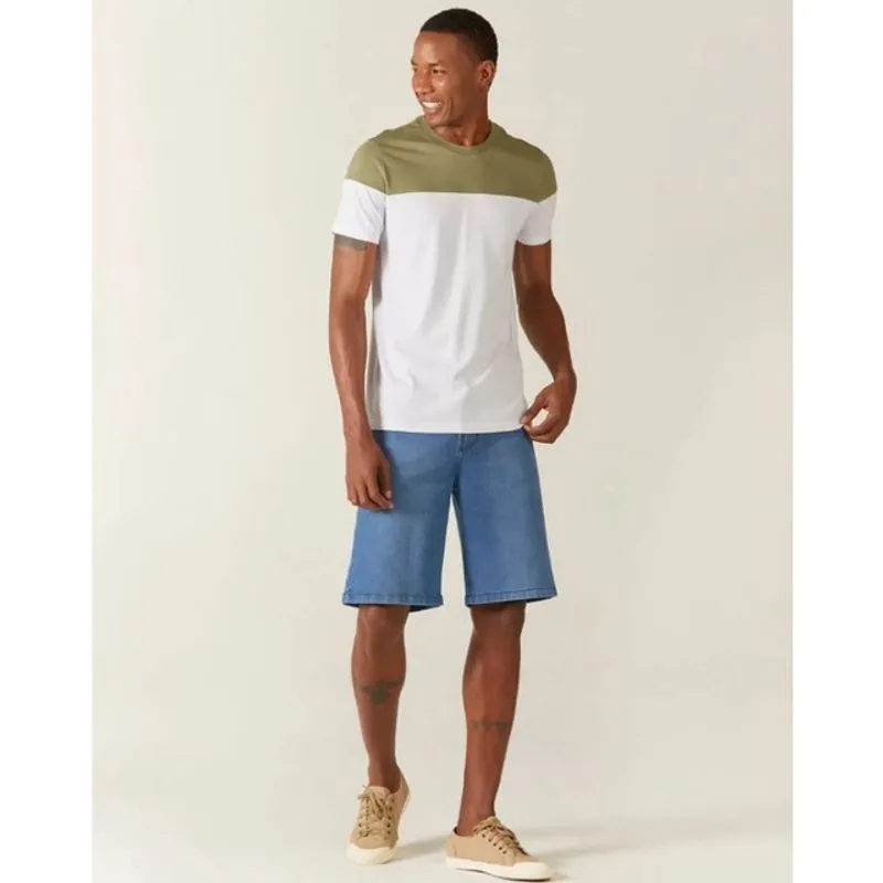 Bermuda Jeans Tradicional Masculina Malwee