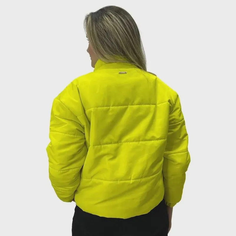 Jaqueta Malwee em Nylon Gola Alta Feminina