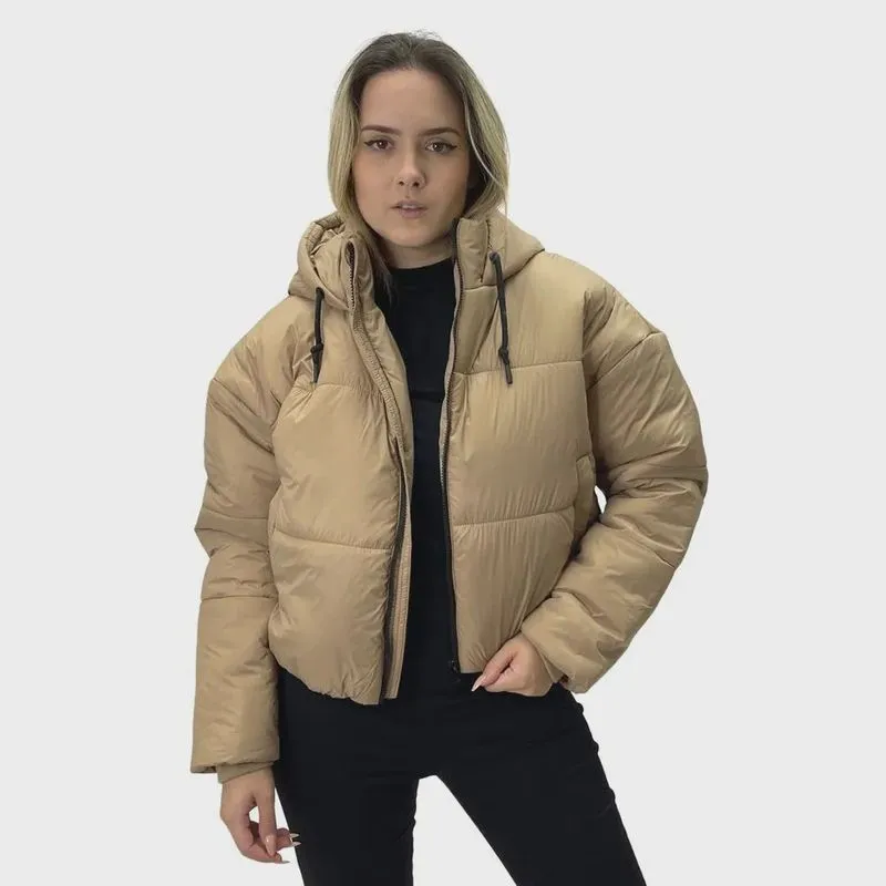 Jaqueta Malwee Curta em Nylon Feminina