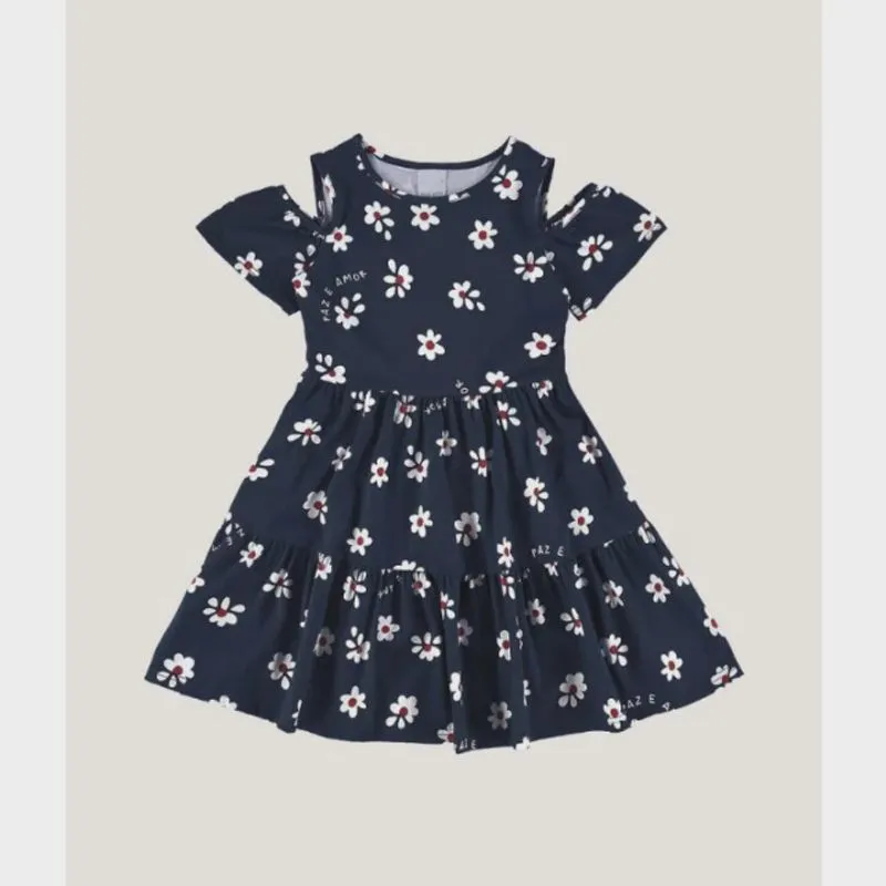 Vestido Infantil Meia Malha Malwee 10 ao 14