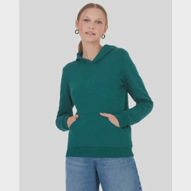 Blusa Moletom Canguru Stretch Feminina Malwee