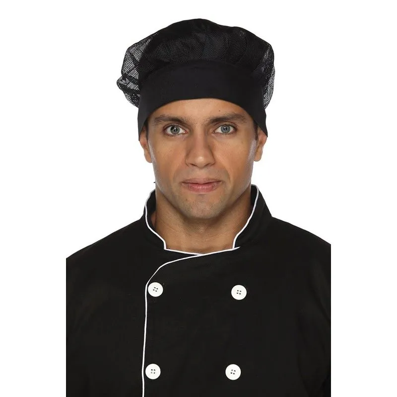 Kit 3 Touca Cozinheiro(a) Em Rede