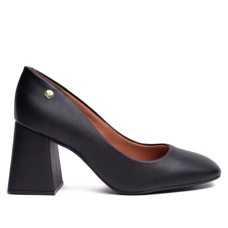 Sapato Feminino Vizzano Salto Bico Quadrado Preto - 38