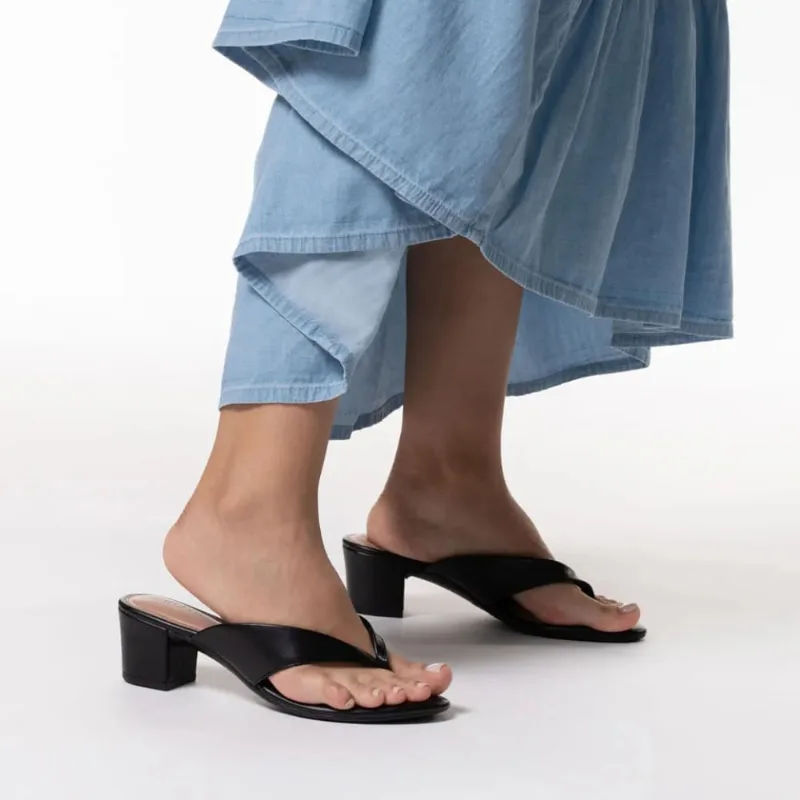 Tamanco de Dedo Beira Rio Basic Feminino Preto 36