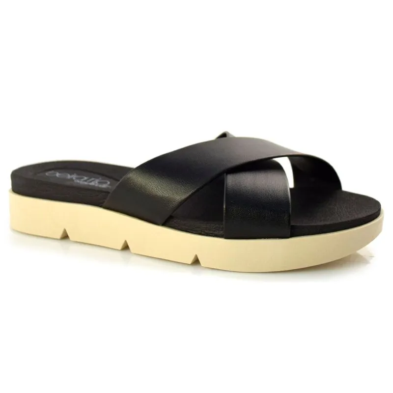 Tamanco Flat Feminino Beira Rio Preto 8387.501.9569 36